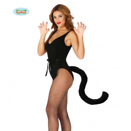 COLA NEGRA GATO 50 CMS.